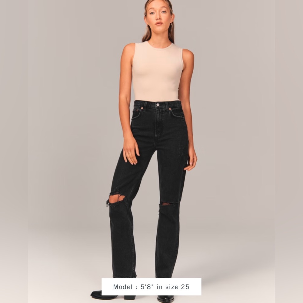 Abercrombie and Fitch curve love ankle straight